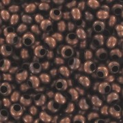 Metal seed beads 11/0 Old Coppper tone x10g|raw }}