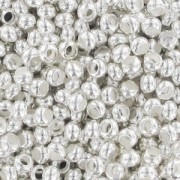 Metal seed beads 11/0 Silver Plated x10g|raw }}