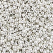Metal seed beads 15/0 Silver Plated x10g|raw }}