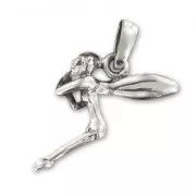 Sterling silver Fairy charm 17mm x1
