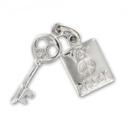 Sterling silver for peace charm 21mm x1|raw }}