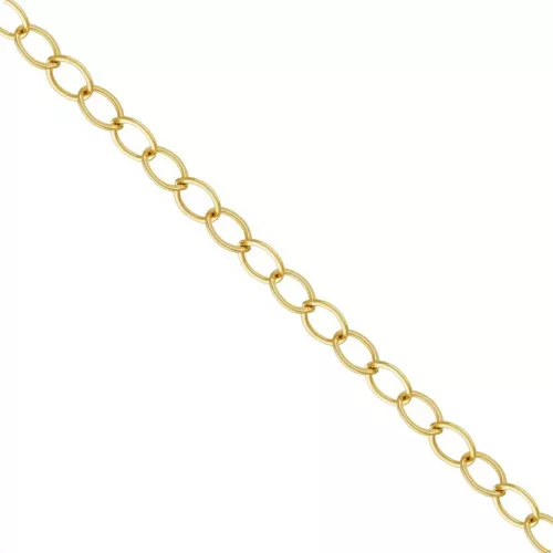 3.6mm cable chain - Gold filled x20cm