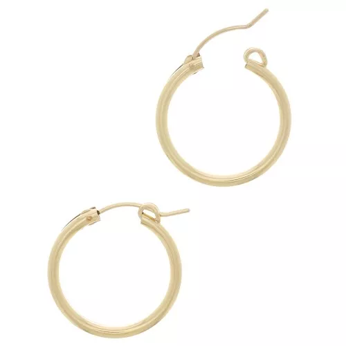 22mm Gold Filled hoop earrings to decorate x2