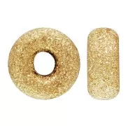 Diamond Washer - Flat Disc - 3x1.6 mm - Gold filled x1