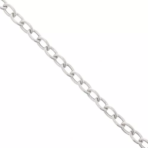 Cable chain links Chain 7,5mm Sterling silver x20cm