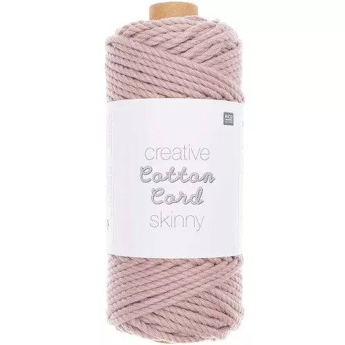 3mm Macramé cotton cord - Creative Cotton Cord Skinny - Brown x 55m