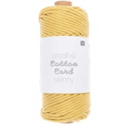 3mm Macramé cotton cord - Creative Cotton Cord Skinny - Yellow x 55m|raw }}