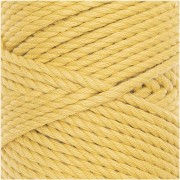 3mm Macramé cotton cord - Creative Cotton Cord Skinny - Yellow x 55m
