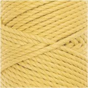 3mm Macramé cotton cord - Creative Cotton Cord Skinny - Yellow x 55m