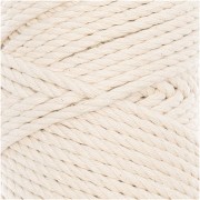 3mm Macramé cotton cord - Creative Cotton Cord Skinny - Unbleached x 55m