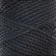 3mm Macramé cotton cord - Creative Cotton Cord Skinny - Black x 55m