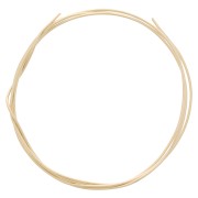 Flexible round wire 1.25 mm - Gold filled (rolled gold) x1m|raw }}