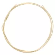 Flexible round wire 1.25 mm - Gold filled (rolled gold) x1m