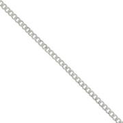 3mm 925 Sterling Silver Curb Chain x50cm|raw }}