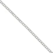 3mm 925 Sterling Silver Curb Chain x50cm