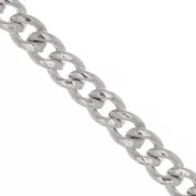 3mm 925 Sterling Silver Curb Chain x50cm