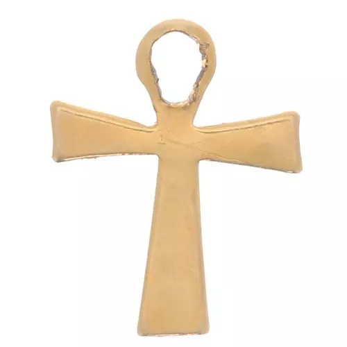 8.5x6.5mm Gold filled Mini Cross Charm x1