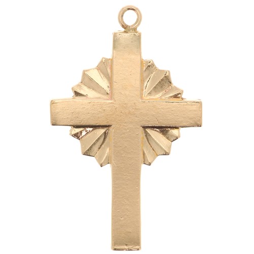 22x14mm Gold filled cross pendant x1