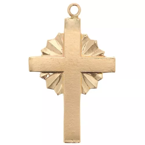 22x14mm Gold filled cross pendant x1