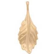 18x7mm Stick-on element - wavy leaf x1|raw }}