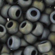 Toho seed beads 8/0 TO8R613 - Mat Iris Gray x8g|raw }}