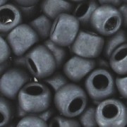 Toho seed beads 8/0 TO8R611 - Mat Opaque Gray|raw }}