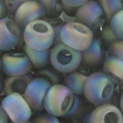 Toho seed beads 8/0 TO8R176BF - Tr Rainbow Frosted Gray x8g|raw }}
