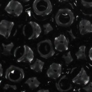 Toho seed beads 8/0 TO8R0049 - Opaque Jet x8g