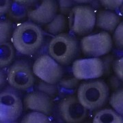 Toho seed beads 8/0 TO8R0008DF - Transparent Frosted Cobalt|raw }}