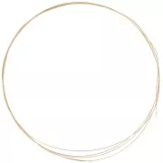 Gold filled  0.4mm thread hard x 1.5m