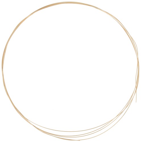 Gold filled  0.4mm thread hard x 1.5m