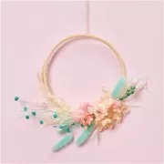 Dried Lagurus - pink - for flower arrangement x5 stems