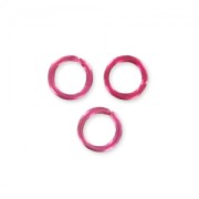 Aluminium Jumprings open  5x0.8mm Rubis x100|raw }}