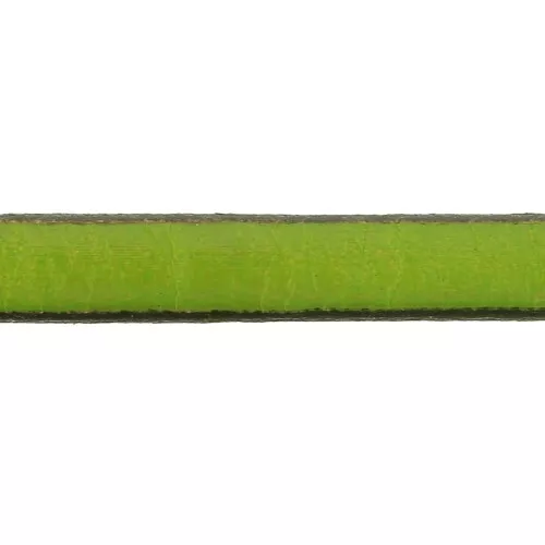 Leather lace 5x2mm Pistachio x30cm