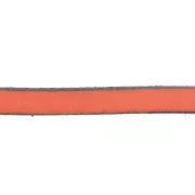 Leather lace 5x2mm Orange x30cm