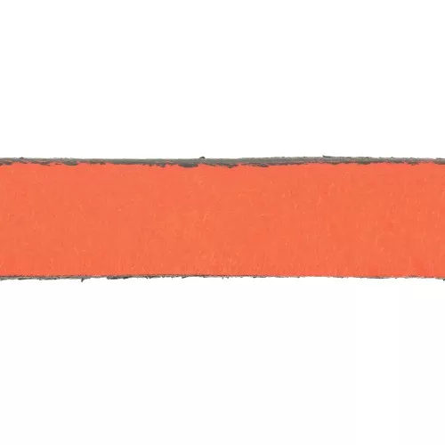 Leather lace 10 mm Light orange x30cm