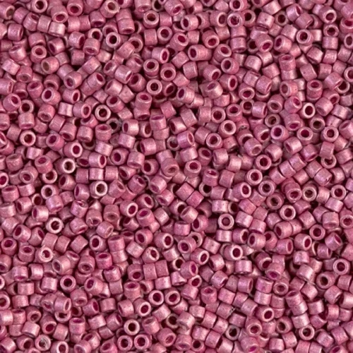 Miyuki Delica Duracoat 11/0 DB1840F - Galvanized Mat Hot Pink x8g