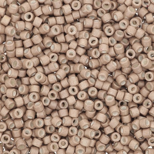 Miyuki Delica Duracoat 11/0 DB1834F - Galvanized Mat Champagne x8g