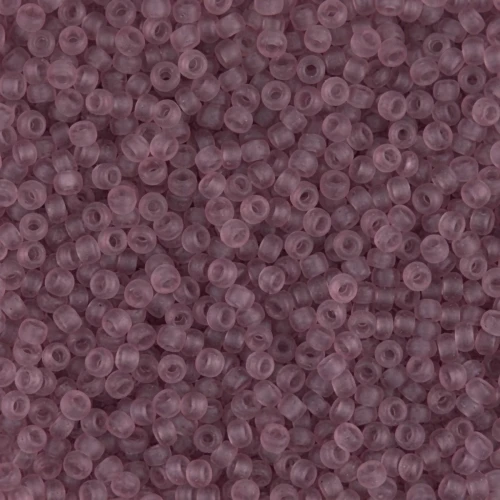 Miyuki Seed beads 11/0 142F - Transparent Smoky Amethyst Mat x8g