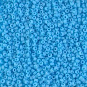 Miyuki Seed beads 11/0 413F - Opaque Mat Blue Turquoise x8g