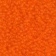 Miyuki Seed beads 11/0 138F - Transparent Orange Mat x8g