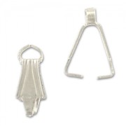 Bail clips 10mm Silver colored x5|raw }}