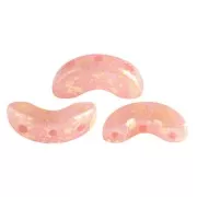5x10mm Arcos® by Puca® - Pink Opal Gold Splash x10g