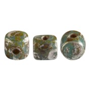 2.5x3mm Minos® by Puca® - Opaque Blue Turquoise New Picasso x5g|raw }}
