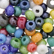 Preciosa Seed Beads 3/0 5.6 mm - Opaque Luster Mix x20g