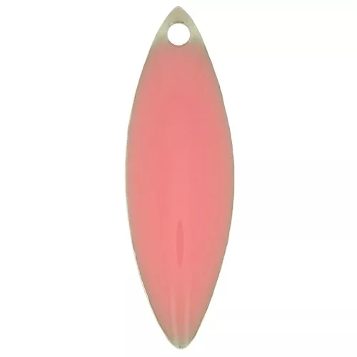 16x5mm Metal and epoxy resin navette sequins - Light pink x6