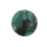 15 mm Round Cabochon, Natural Turquoise x1