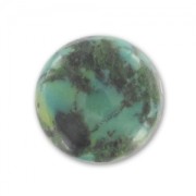 Round cabochon 10mm Genuine Turquoise x1|raw }}