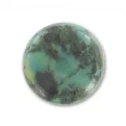 Round cabochon 10mm Genuine Turquoise x1
