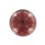 cabochon 8mm Garnet x1